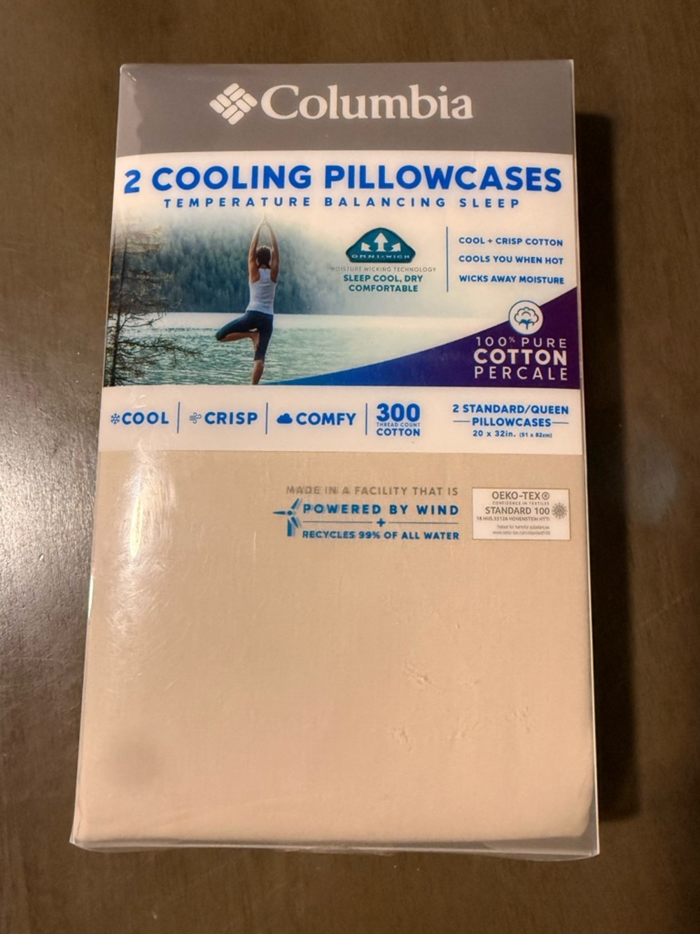 Columbia Cooling Pillowcases - Cream